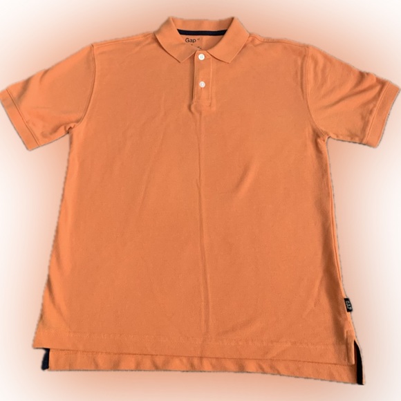 GAP kids orange polo never worn, med - Picture 2 of 6